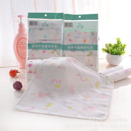 精選四層紗布口水巾方巾 熊小貝嬰兒用品，守護(hù)寶寶每一刻